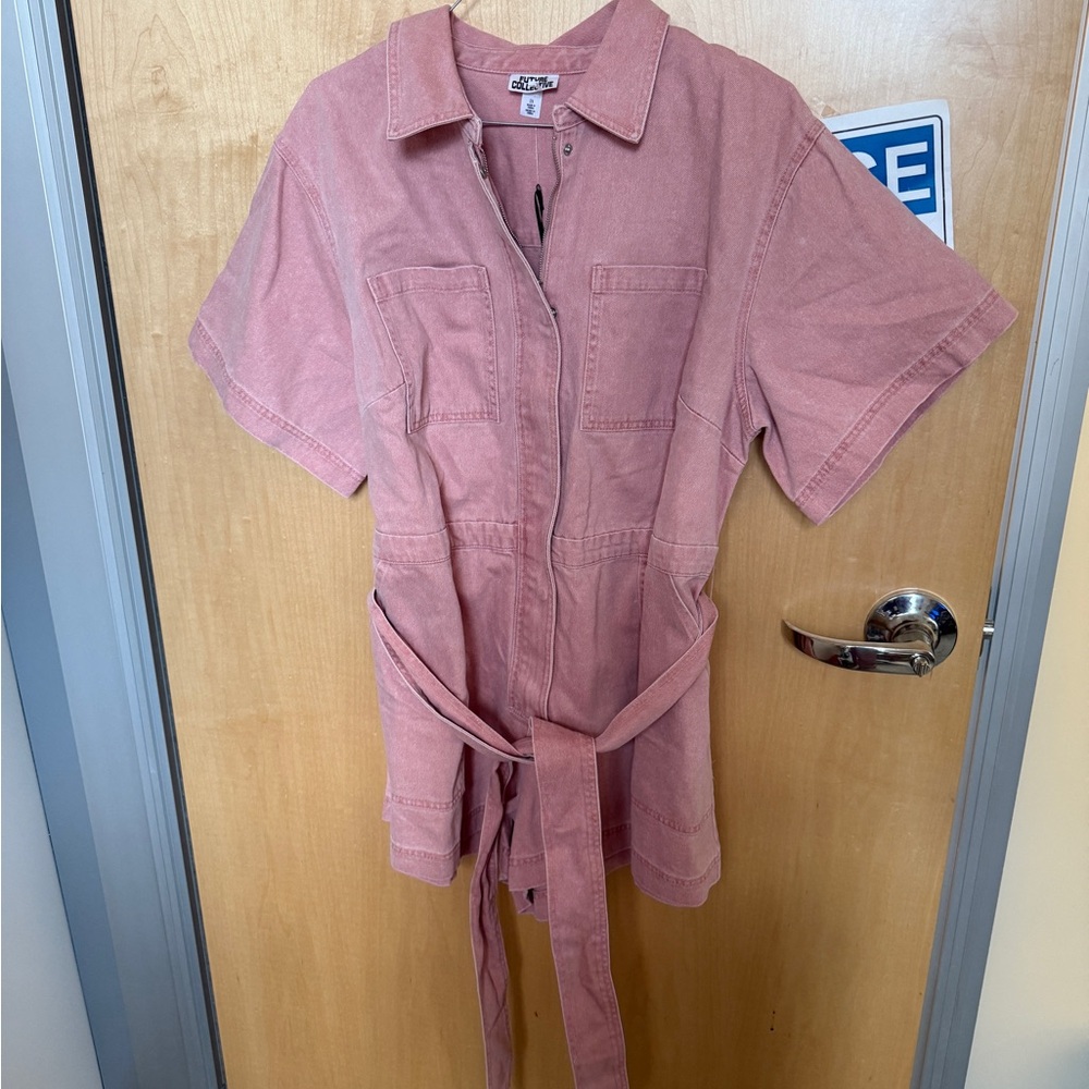 Women's Pink Jumpsuit